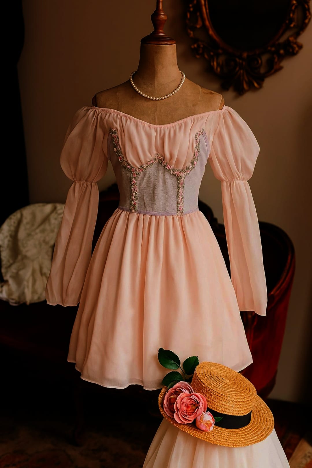 Douce Eloise Elegant Korse ve Elbise