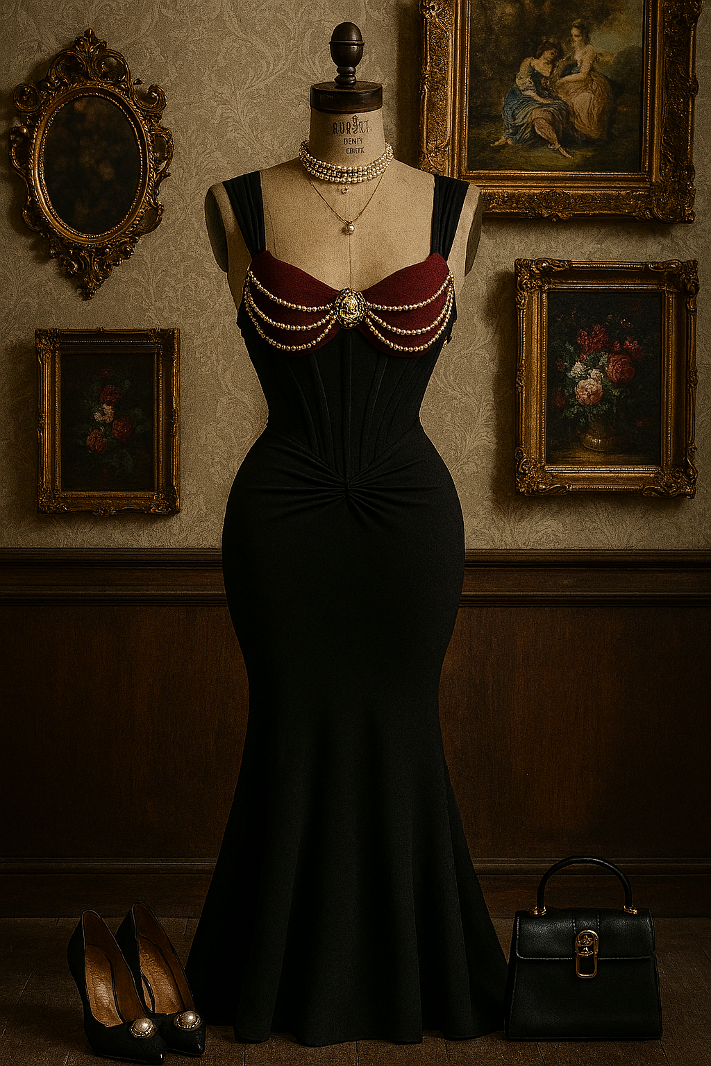 Pearl Embrace -Max Balık Elbise