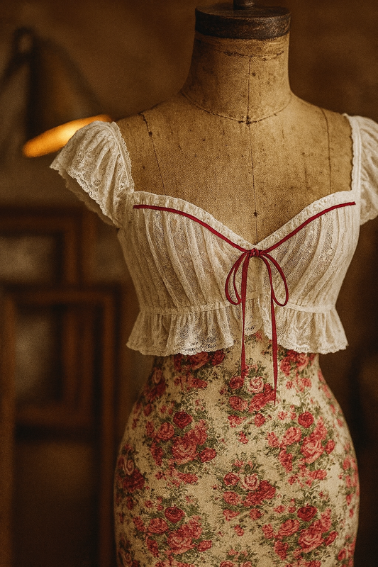 Donna Isablla Çiçek büyüsü Elbise