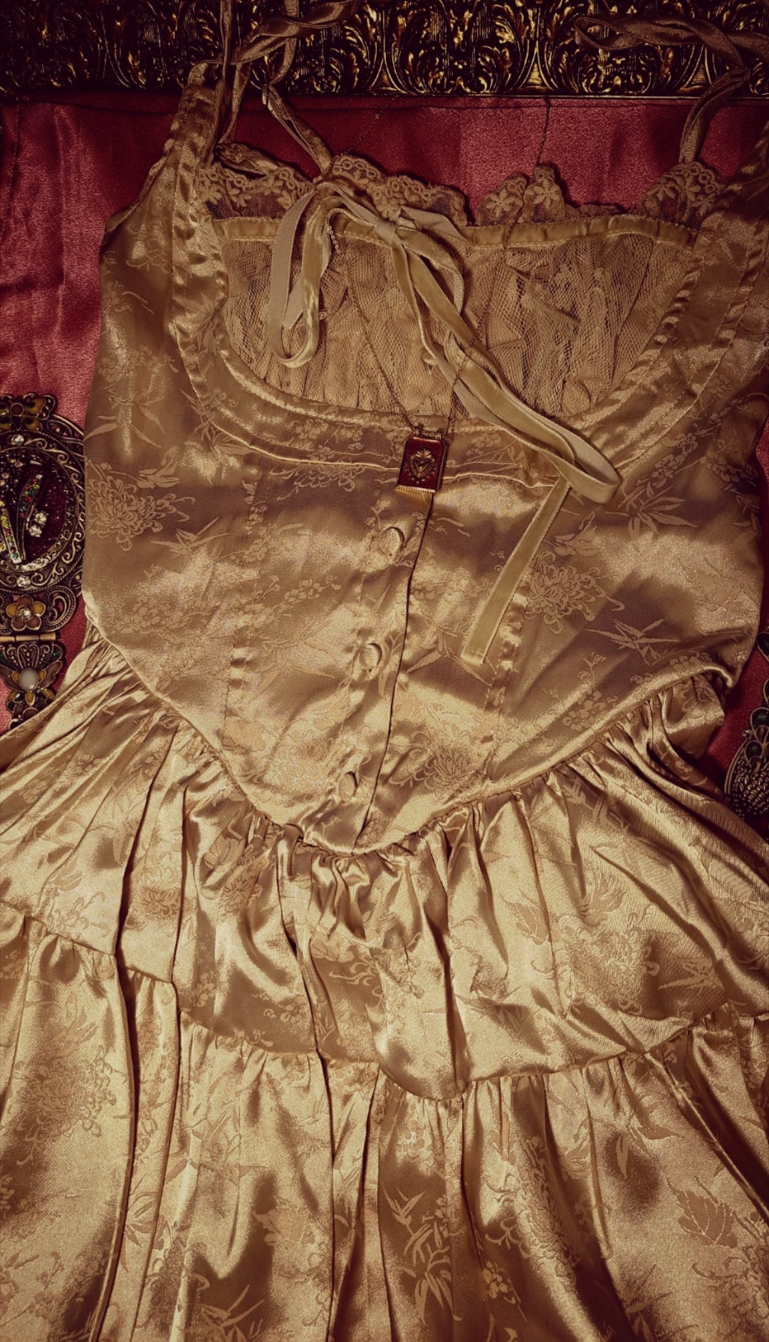 Jeanette Vintage Elbise