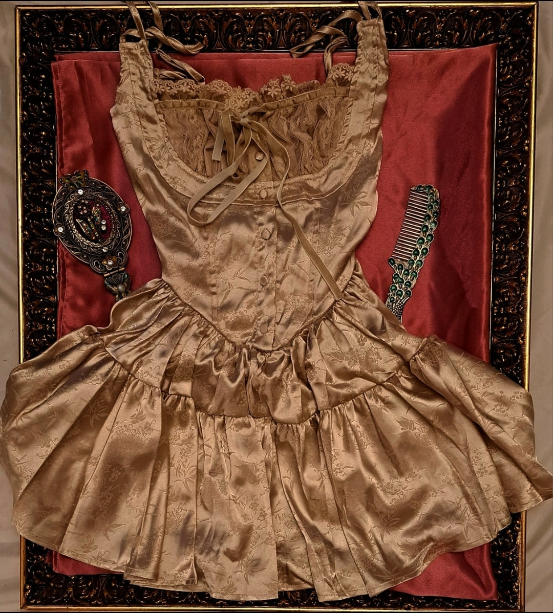 Jeanette Vintage Elbise