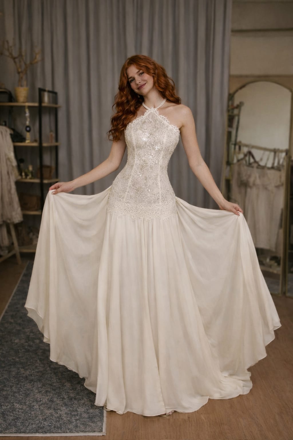 Eclat de Ivoire Uzun Elbise