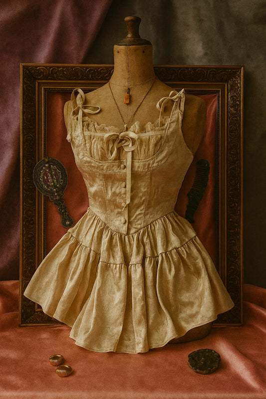 Jeanette Vintage Elbise