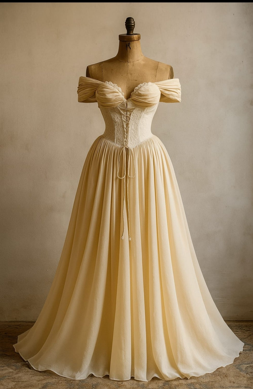 Ivresse Vintage Maxi Elbise