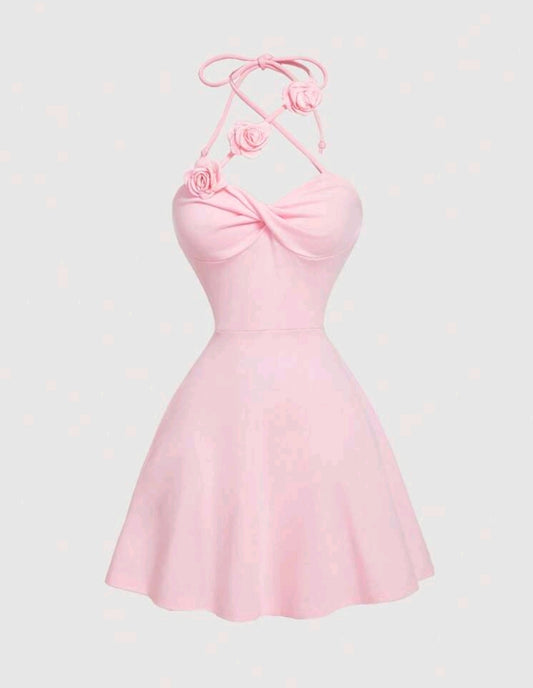 Pink Amelia Elbise