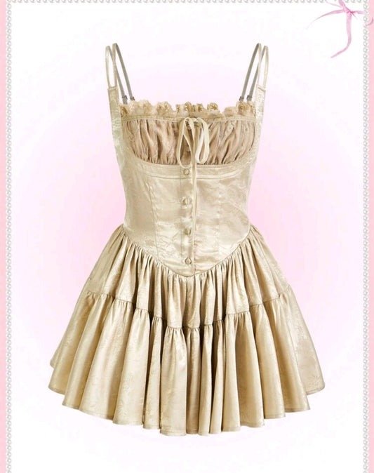 Jeanette Vintage Elbise