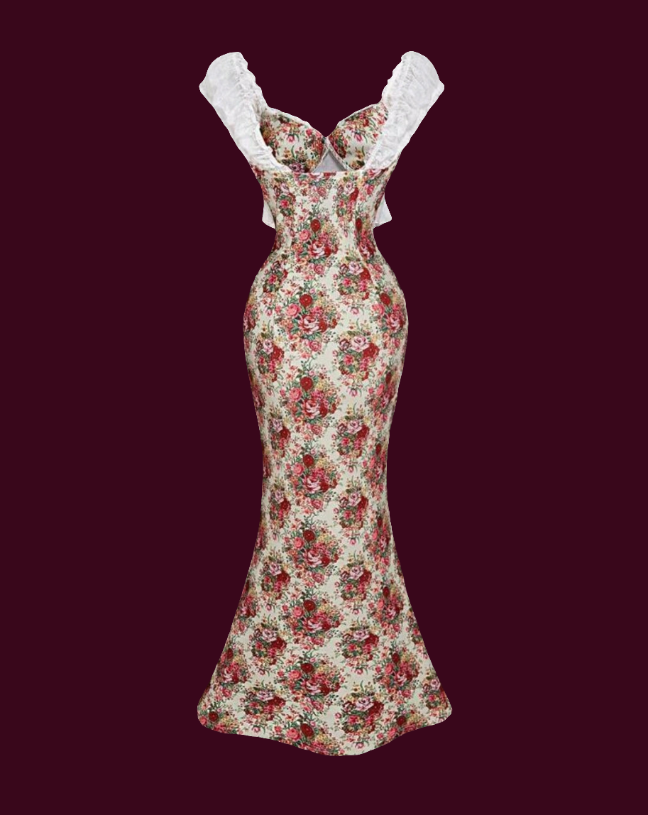 Retro Vera Maxi Elbise