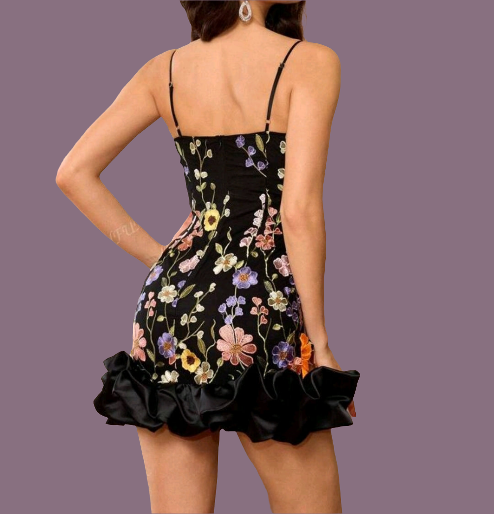 Flory Trim Elbise