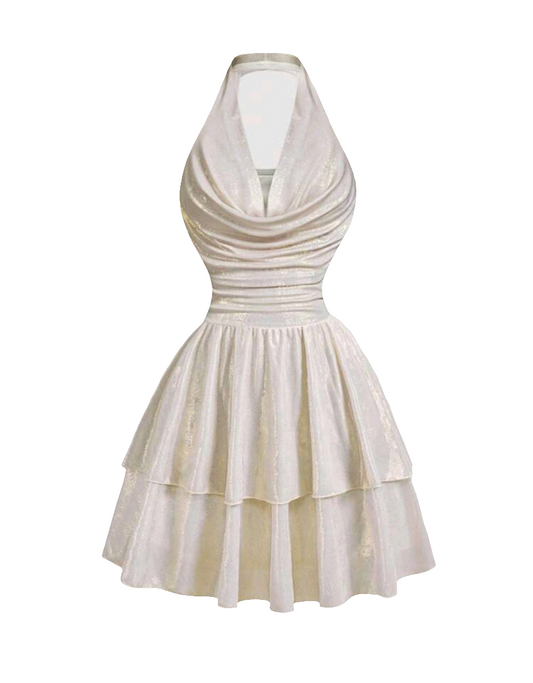 Cream Nova Elbise