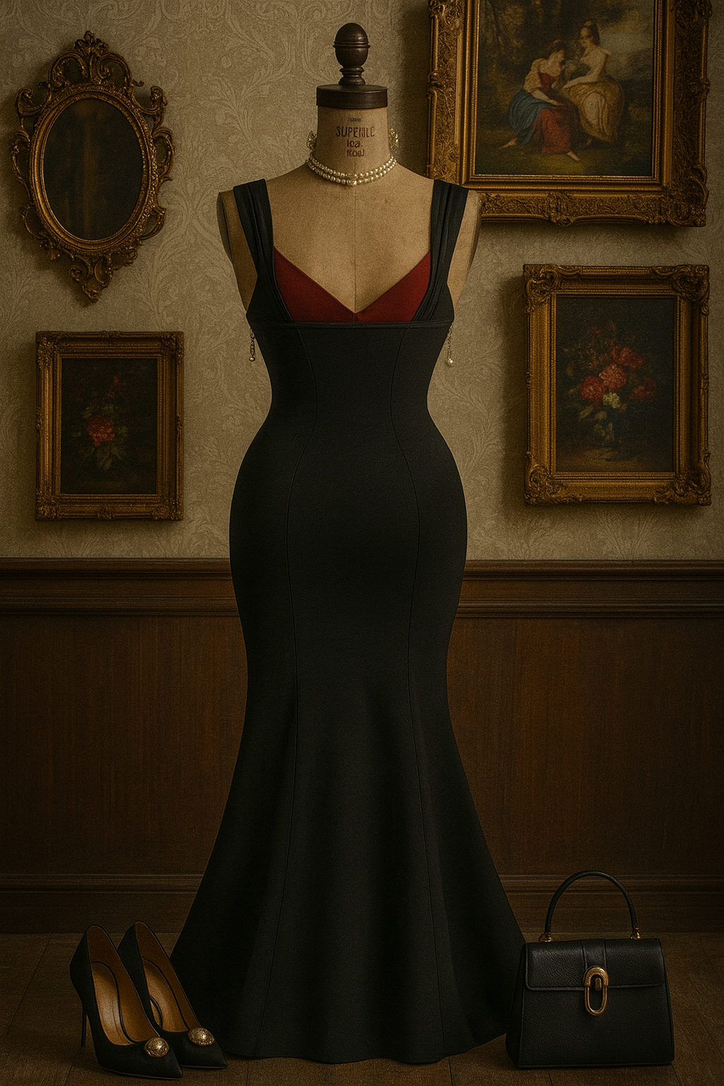 Pearl Embrace -Max Balık Elbise