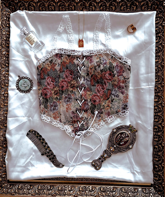 Antik Vintage Büstiyer Korse Askılı