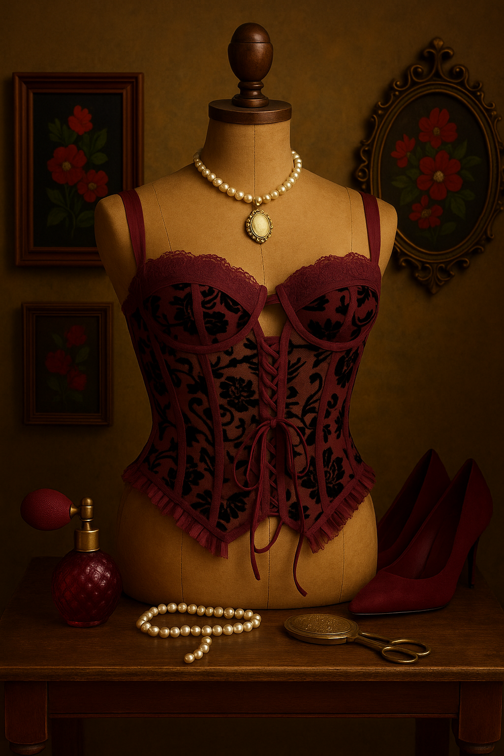 “Corset de Perle Nocturne”
(İnci Gecesi Korsesi)