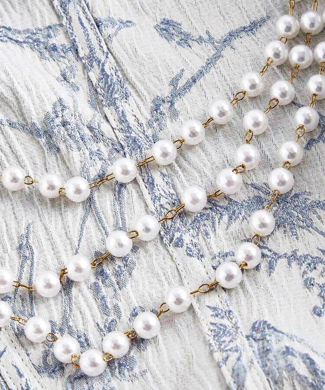 Baroque Pearl Elegance – Vintage Prenses Elbise