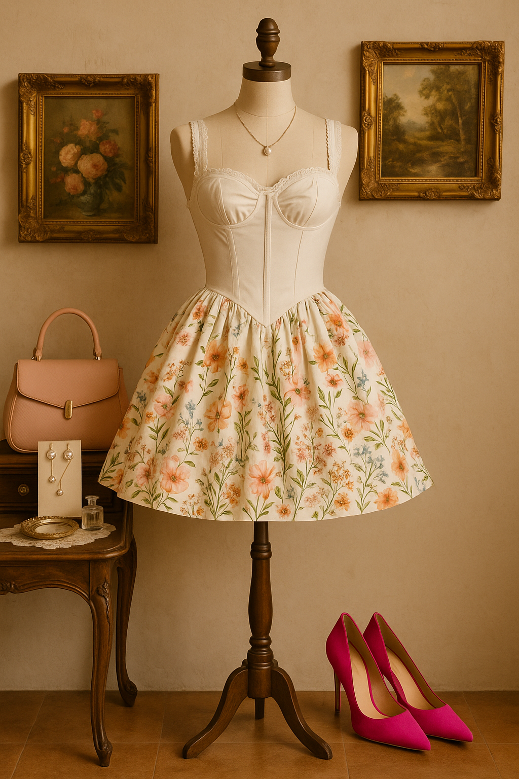 Blossom Corset Elbise