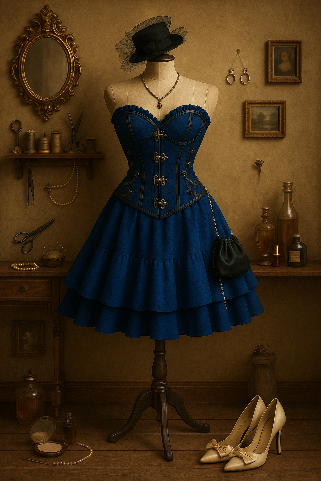 Gothic Romance in Sapphire