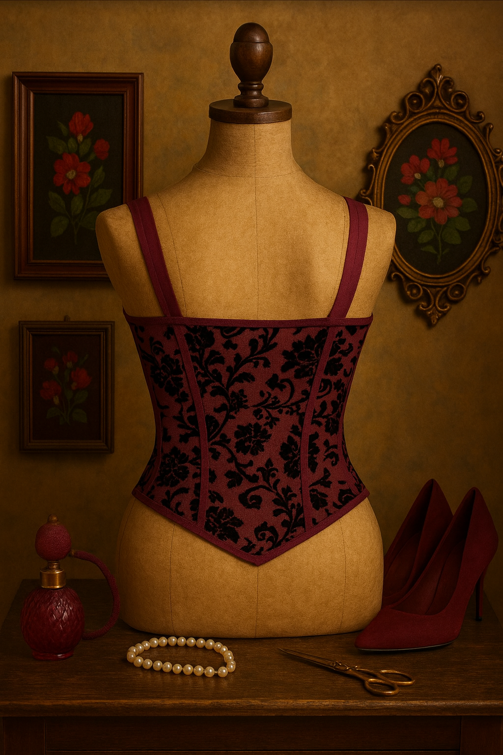 “Corset de Perle Nocturne”
(İnci Gecesi Korsesi)