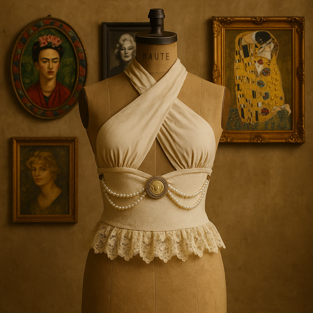 Rosee Antique Barok Stil Bluz