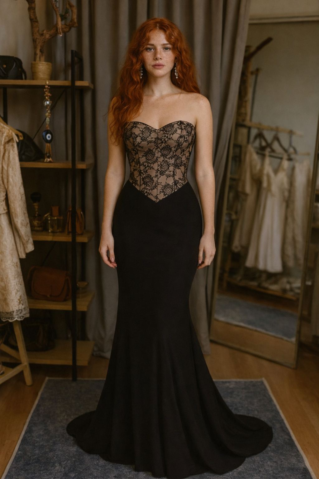Silent Noir Gown Maxi Elbise Uzun