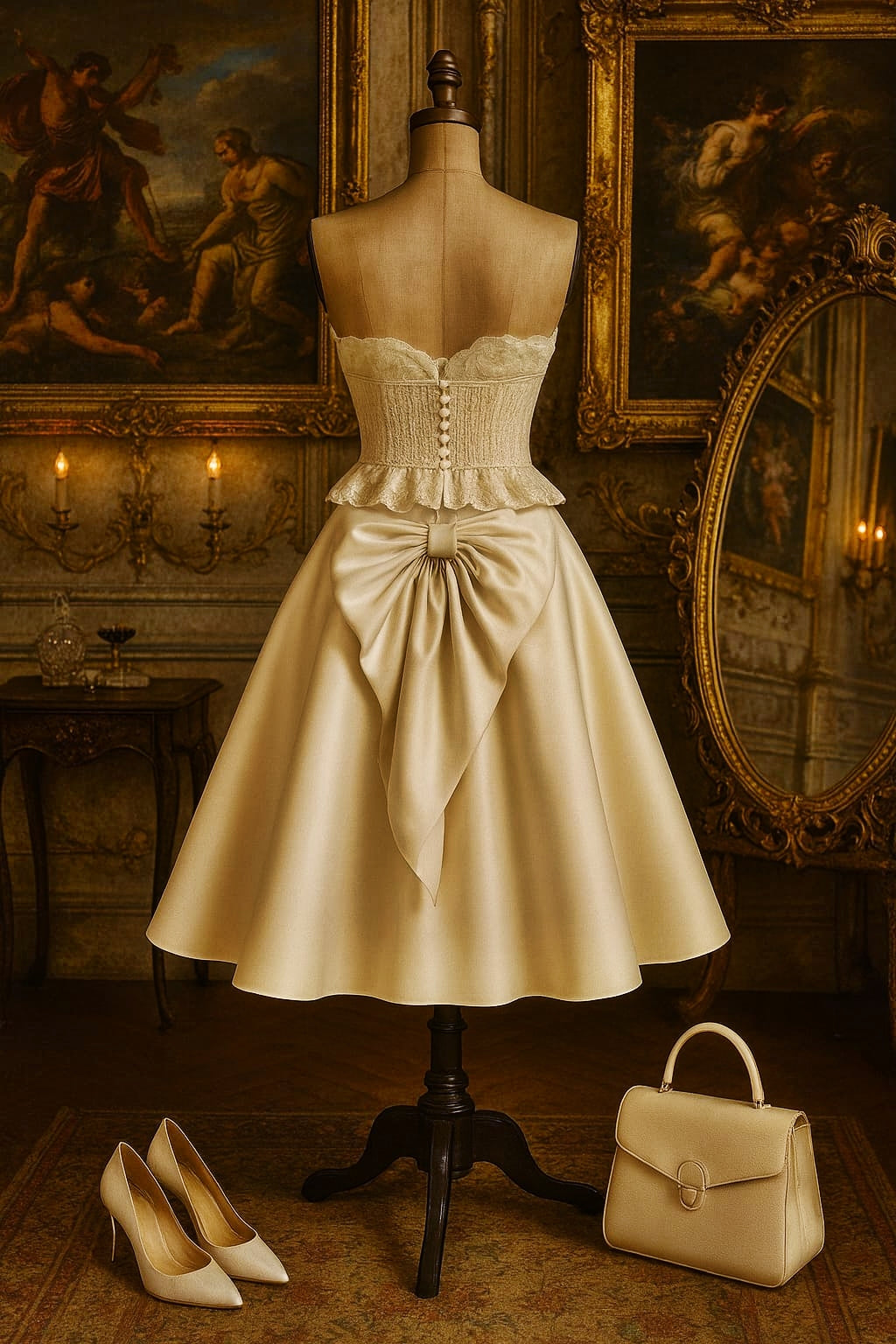 The Duchess Hourglass Gelinlik Model Max'i 3 parça elbise