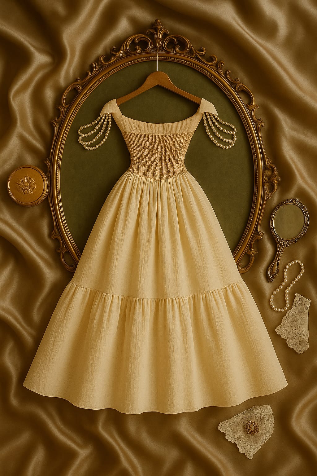 Portrait de Perle – İncili Portre Elbise