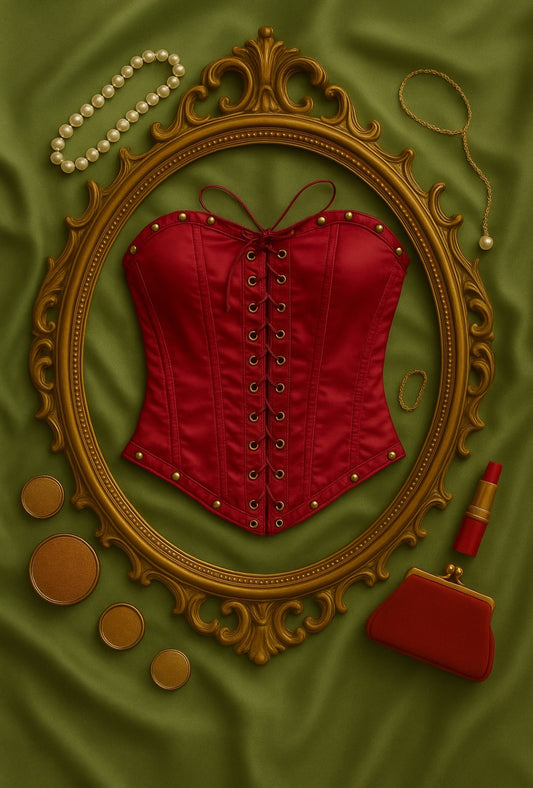 Ruby Vice Bordo Korse