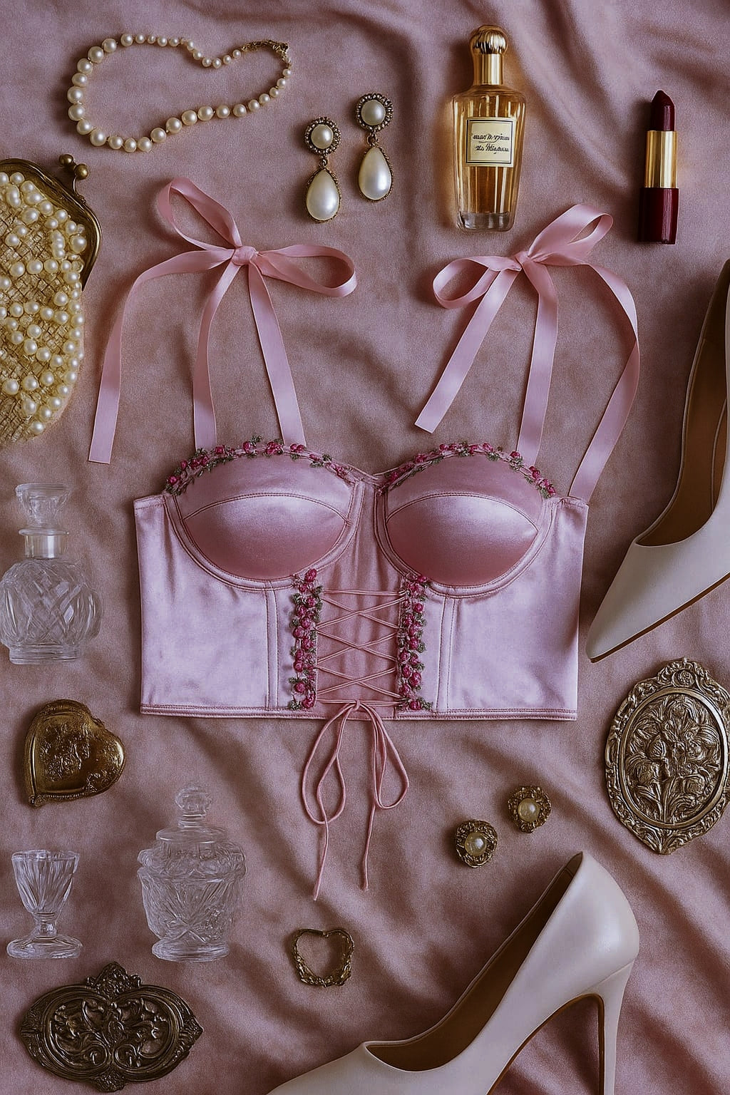 Emilia Vintage Korse ve Elbise