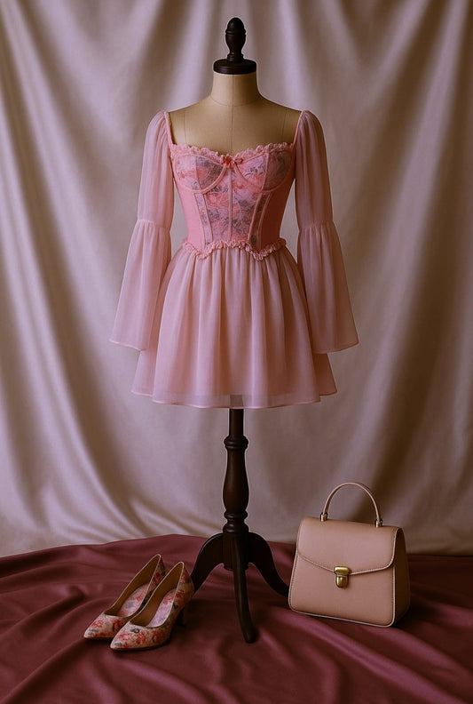 Pink Destiny Korse ve Elbise