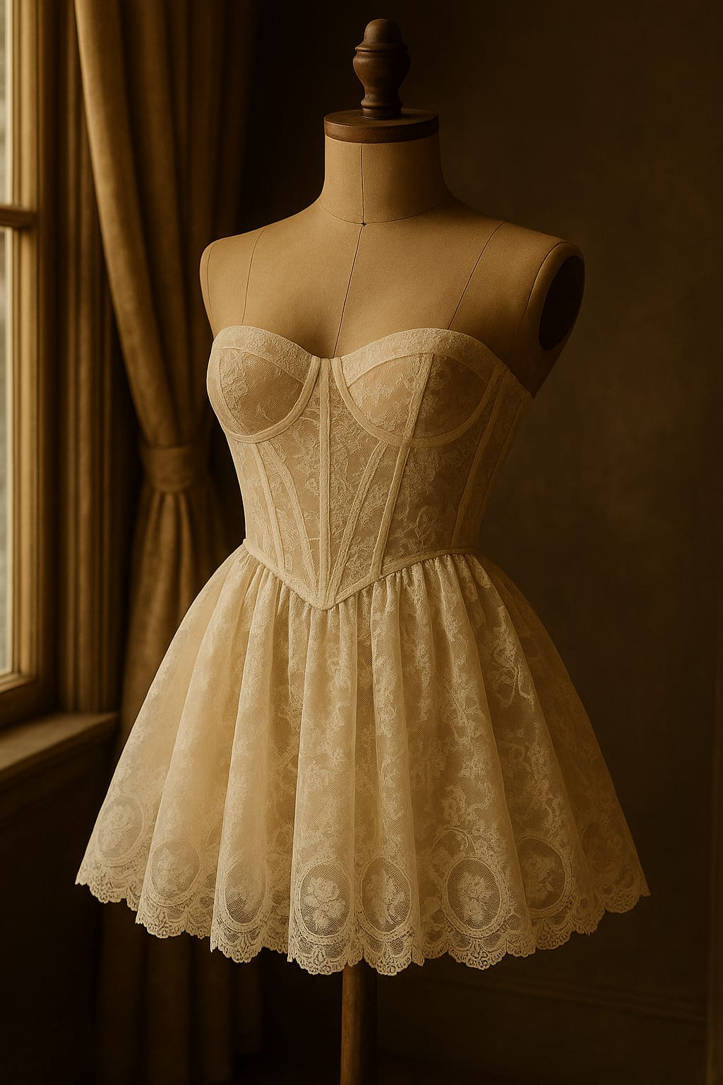 Rommy French Corset Elbise