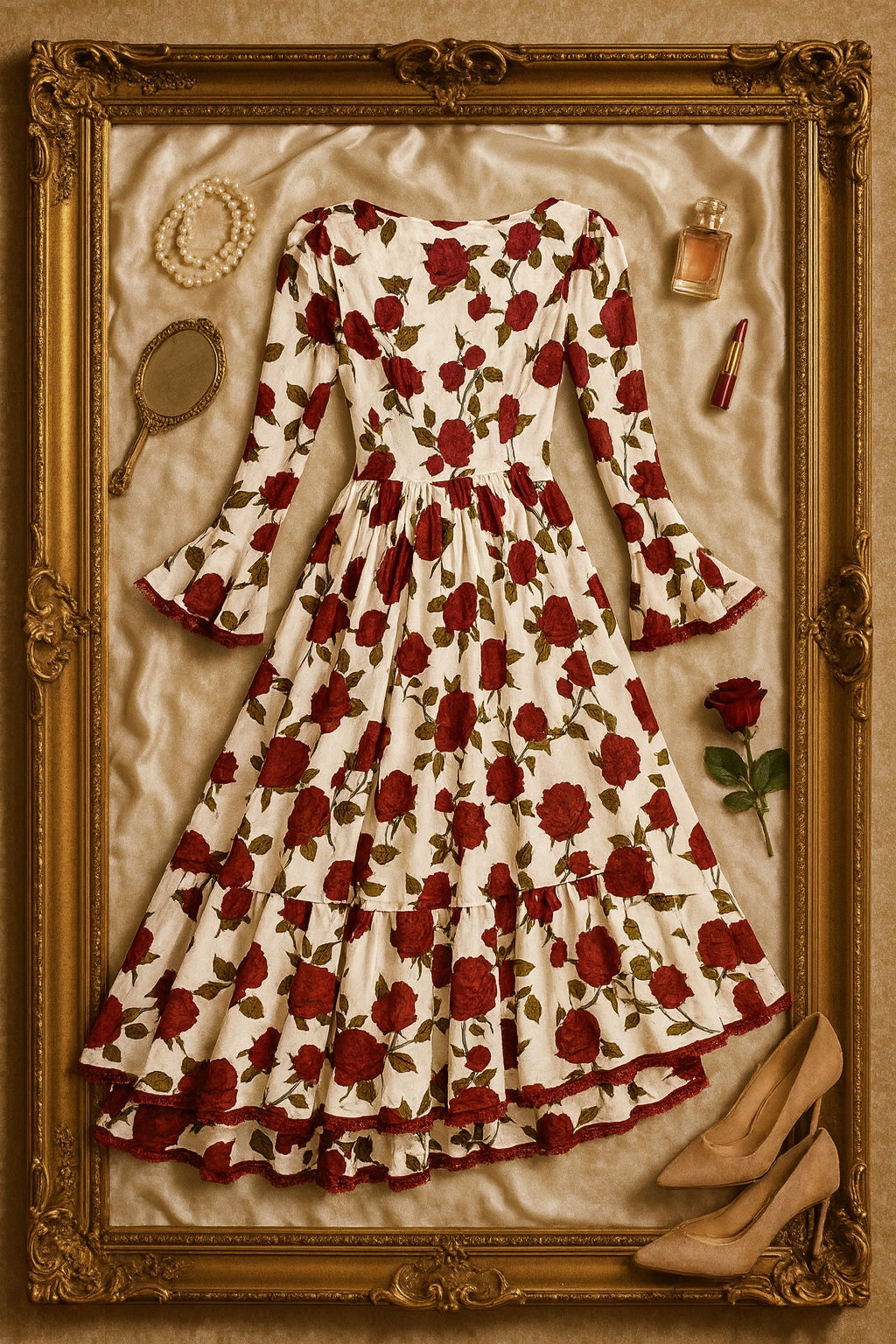 Roses de Versailles – Kraliyet Gülleri Elbisesi