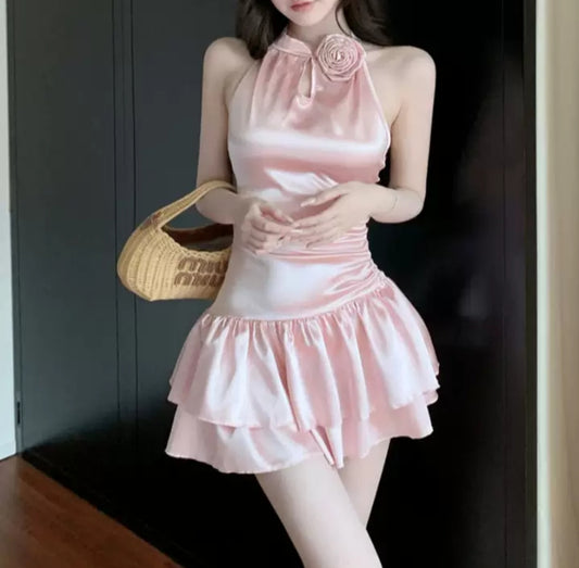Molly Pink Pembe Elbise