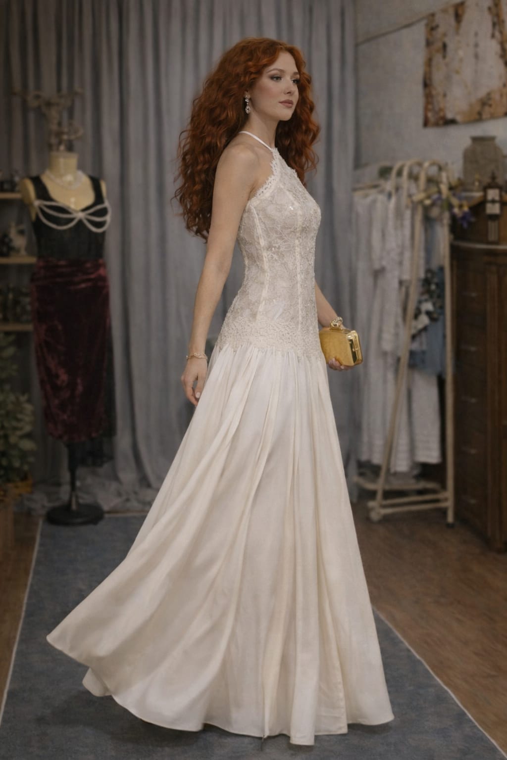 Eclat de Ivoire Uzun Elbise