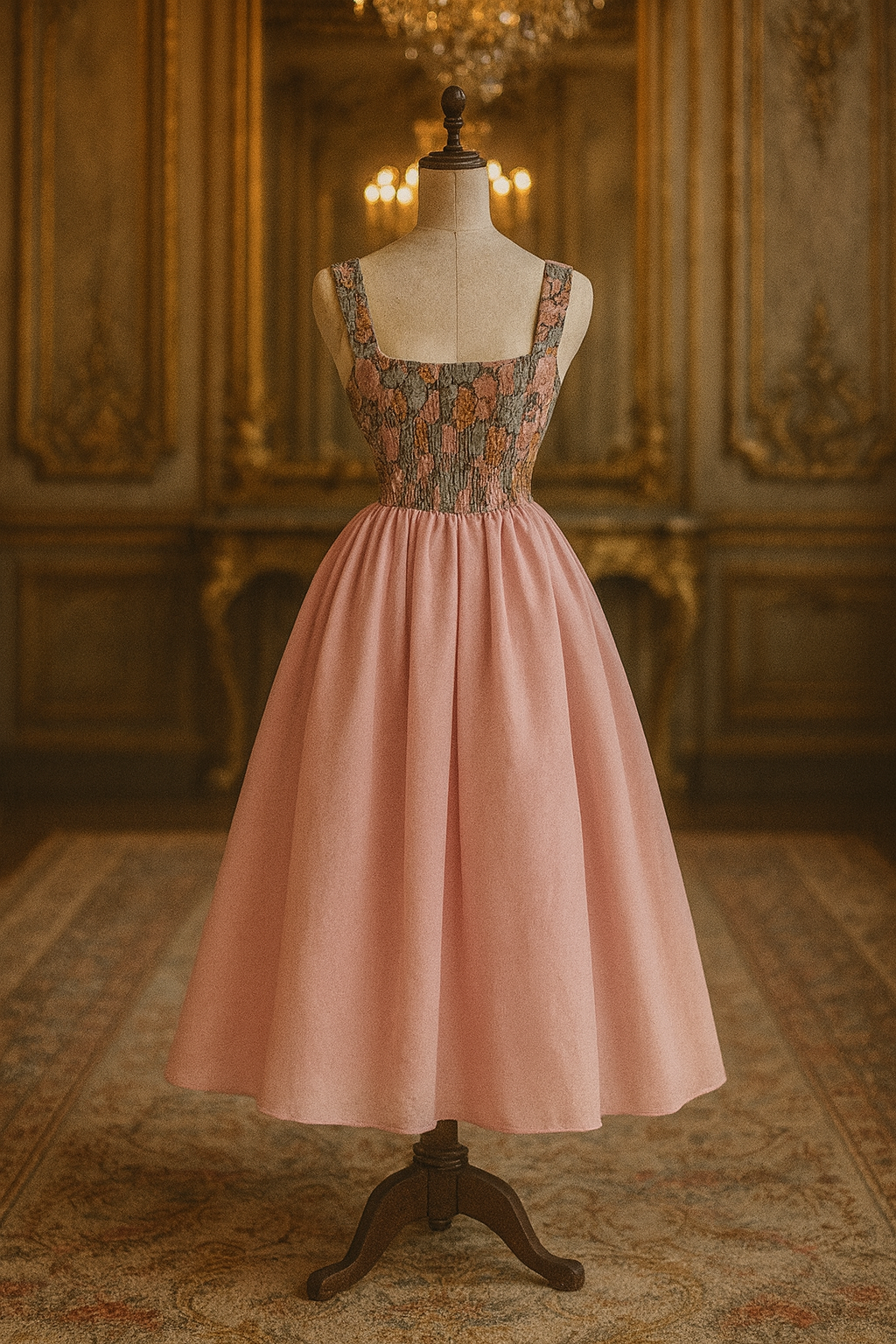 Blush Symphony Maxi Elbise