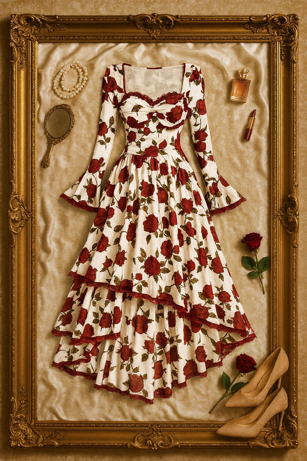 Roses de Versailles – Kraliyet Gülleri Elbisesi